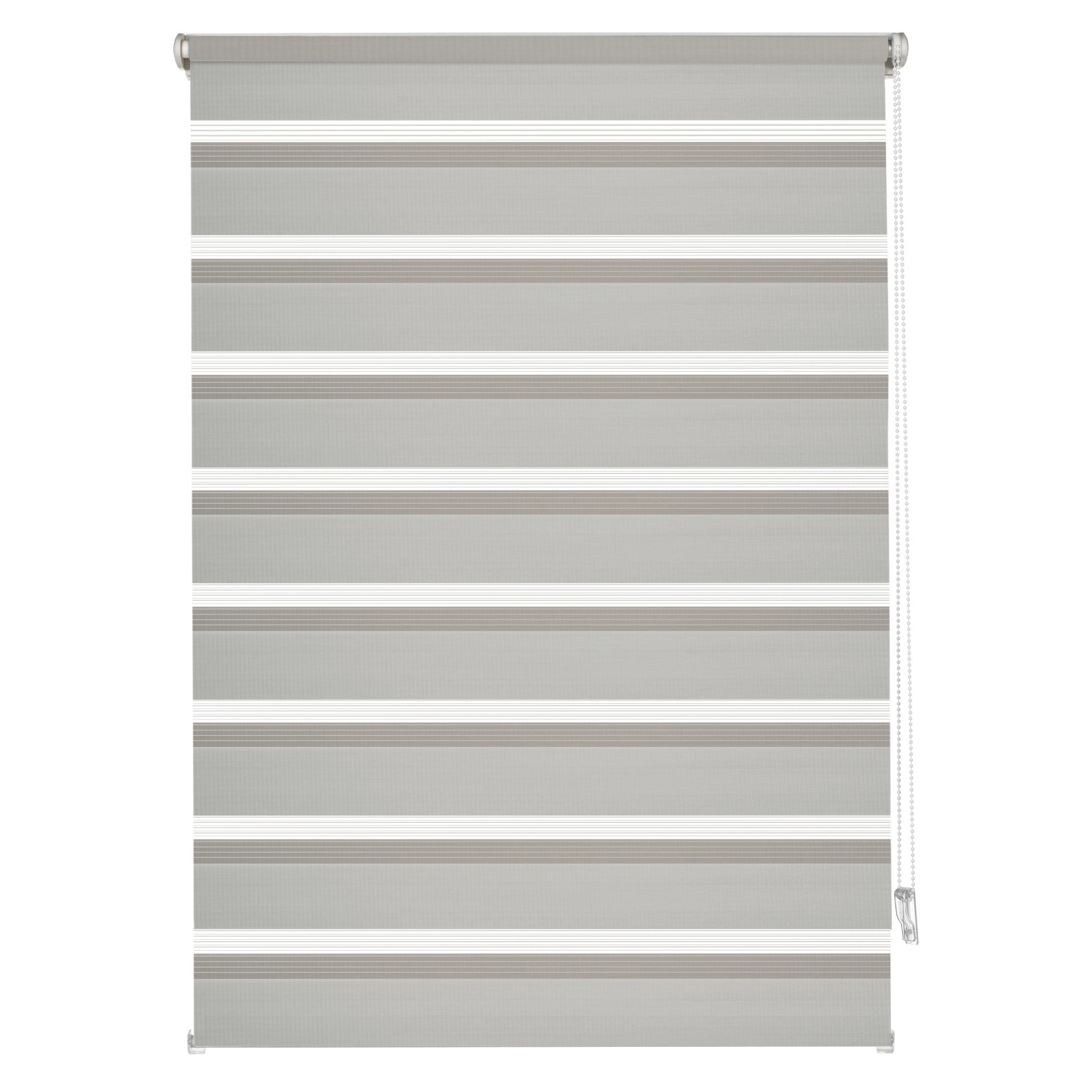 Bild von Gardinia Easyfix Doppelrollo mit Montageschiene 100 cm x 150 cm Grau