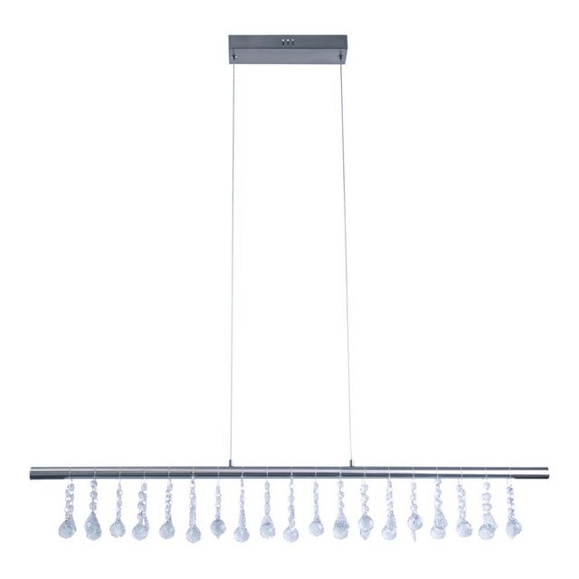Bild von näve LED Pendelleuchte, LED-Leuchtmittel fest verbaut, Warmweiß, Hängelampe Pendellampe Esstischlampe LED Kristall Wohnzimmerlampe