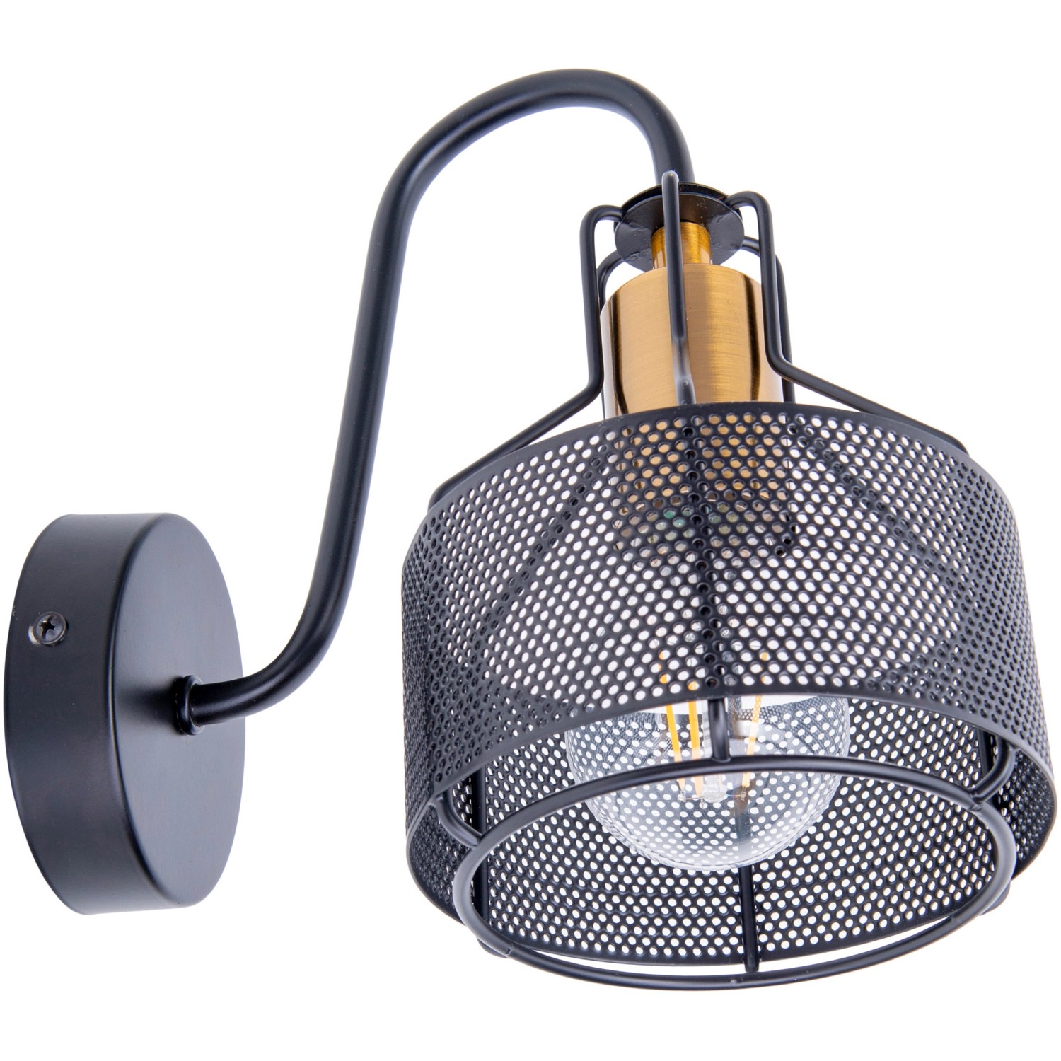 Bild von näve Wandleuchte, Wandleuchte Wandlampe Flurleuchte Schlafzimmerlampe Metall Schwarz H