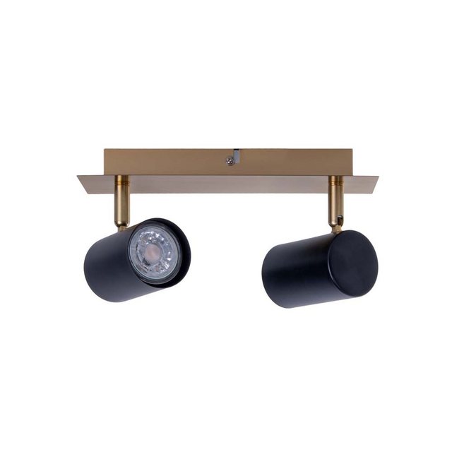 Bild von näve Deckenleuchte, Leuchtmittel nicht inklusive, Deckenlampe Spotleuchte Wohnzimmerleuchte GU10 Strahler schwenkbar