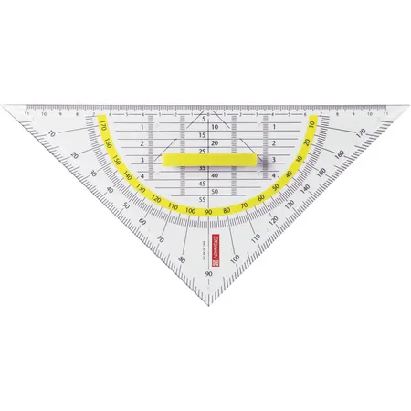 Bild von BRUNNEN Klebeband BRUNNEN 1049755 Geometrie-Dreieck 22 cm glasklar