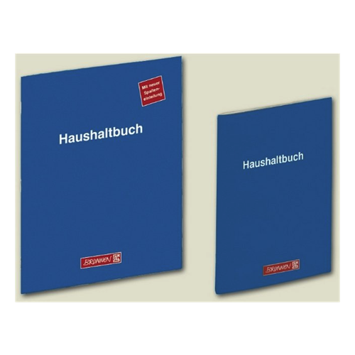 Bild von BRUNNEN Formularblock Formularbuch Haushaltsbuch A5 40 Blatt kariert toniert
