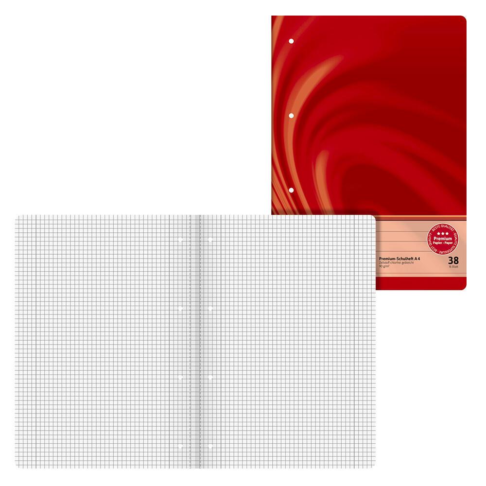 Bild von Brunnen, Heft + Block, Schulheft Vivendi Lineatur 38 kariert DIN A4 Innen- und Aussenrand, 16 Blatt (A4, Kariert)