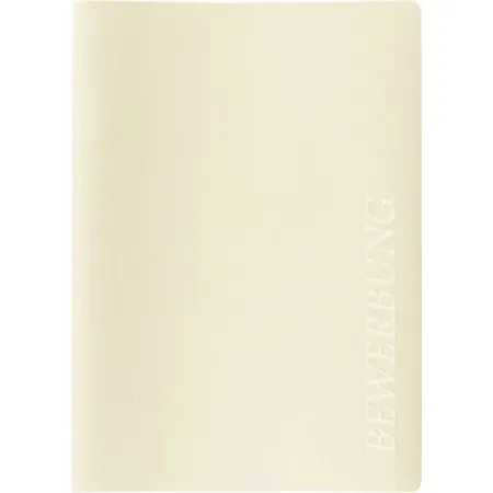 Bild von BRUNNEN 102012911 Bewerbungsmappe (Strukturkarton mit feinen Linien, A4, 10 Blatt) chamois