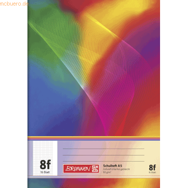 Bild von Brunnen, Heft + Block, Schulheft A5 16 Blatt Lineatur f (A5)