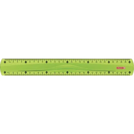 Bild von Brunnen 104973052 Lineal (für Schule und Büro Colour Code, 30 cm, mit Griffmulde, für Links- und Rechthänder) grün