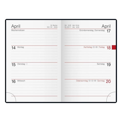 Bild von Taschenkalender für den Industrieeinsatz im Test
