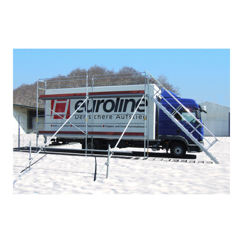 Bild von Euroline Eisfrei-Gerüst 6 m: Sicheres Enteisen für LKWs, Busse und Transporter