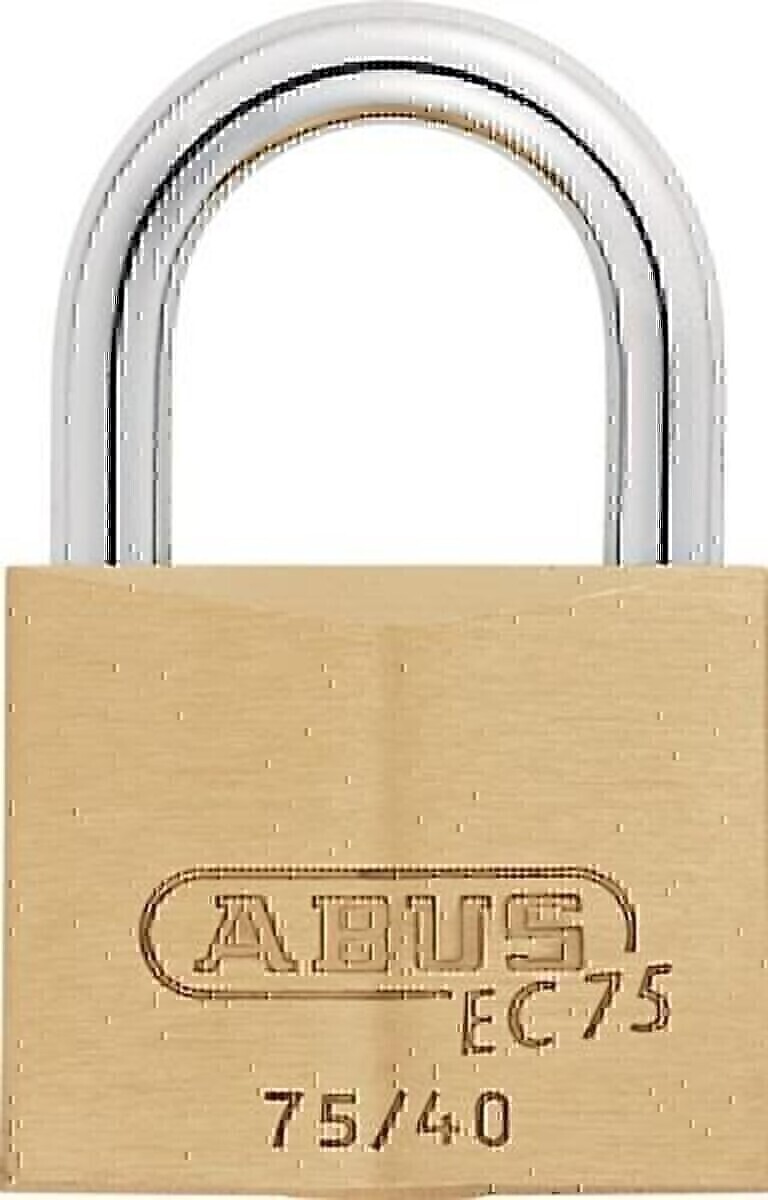 Bild von Abus, Vorhängeschloss, Zylindervorhangschloss 75/40 gl.-7341 Schlosskörperbreite 39,5 mm Messing gleichschliessend