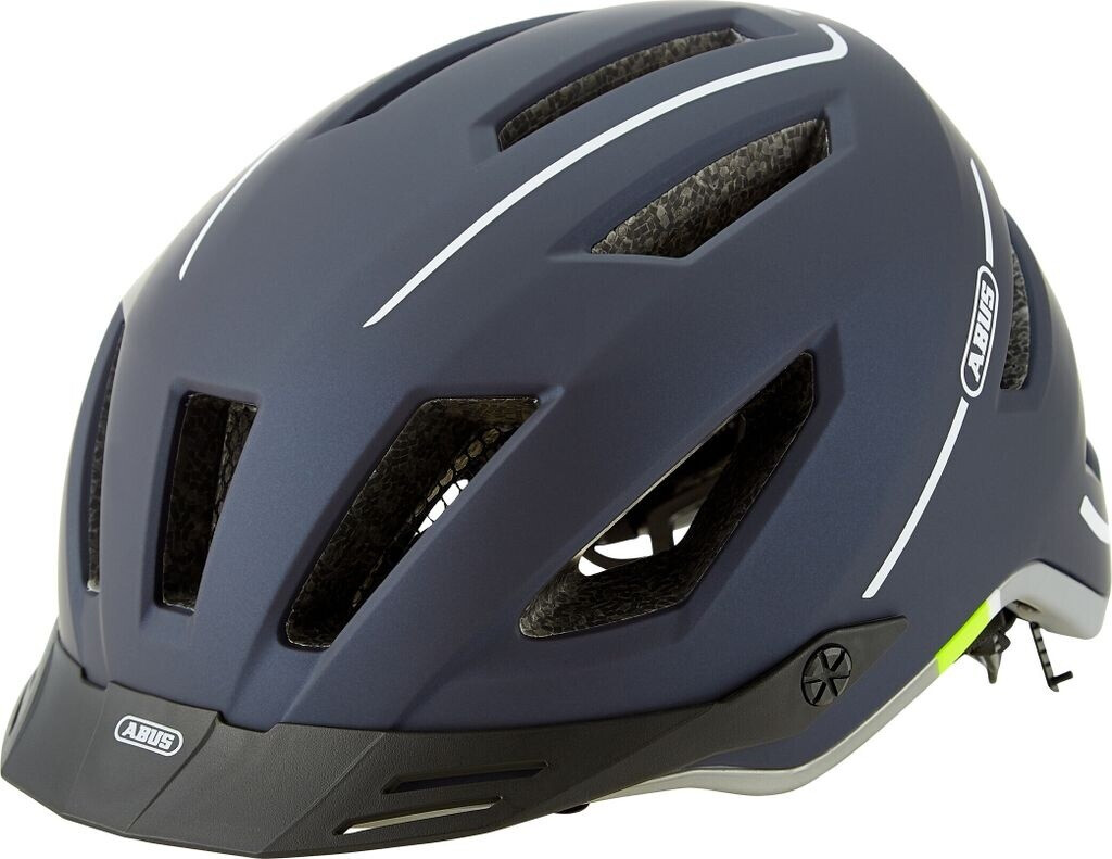 Bild von ABUS Stadthelm Pedelec 2.0 - Fahrradhelm mit Rücklicht und Regenhaube - für den Stadtverkehr - für Damen und Herren - Dunkelblau, Größe S