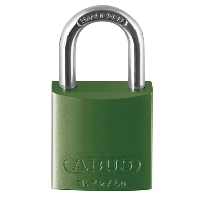 Bild von AV-Vorhangschloss, Titalium 72/40, TITALIUM™-Spezialaluminium grün