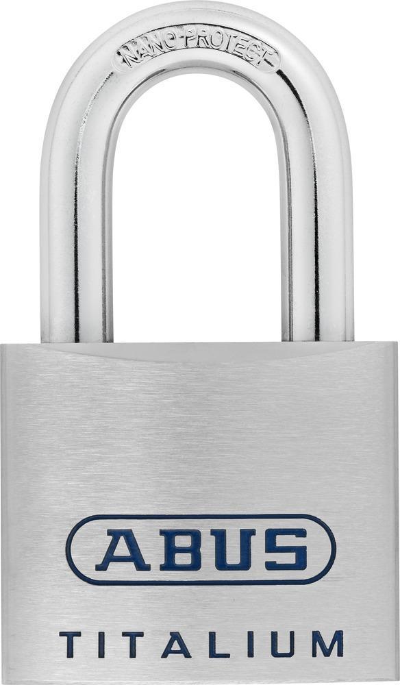 Bild von ABUS 96TI/60 KD - Herkömmliches Vorhängeschloss - Tastensperre - Unterschiedliche Schließung - Aluminium - Aluminium - Gehärteter Stahl (96TI/60)