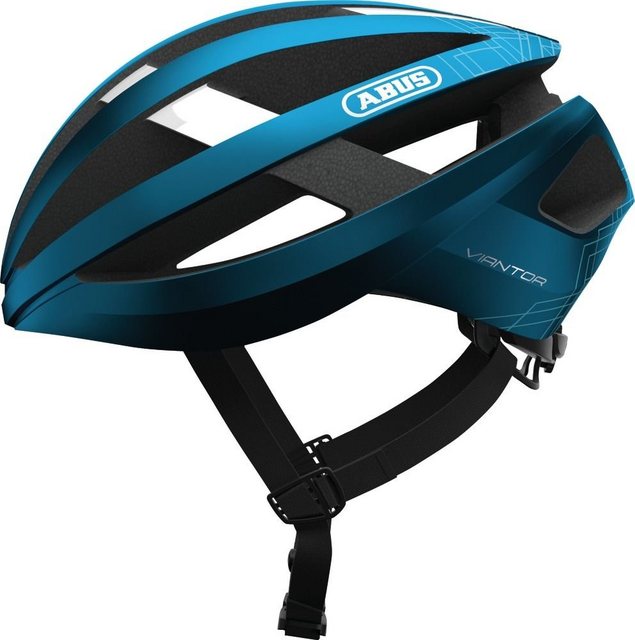 Bild von ABUS Rennradhelm Viantor - Sportlicher Fahrradhelm für Einsteiger - für Damen und Herren - Blau, Größe L