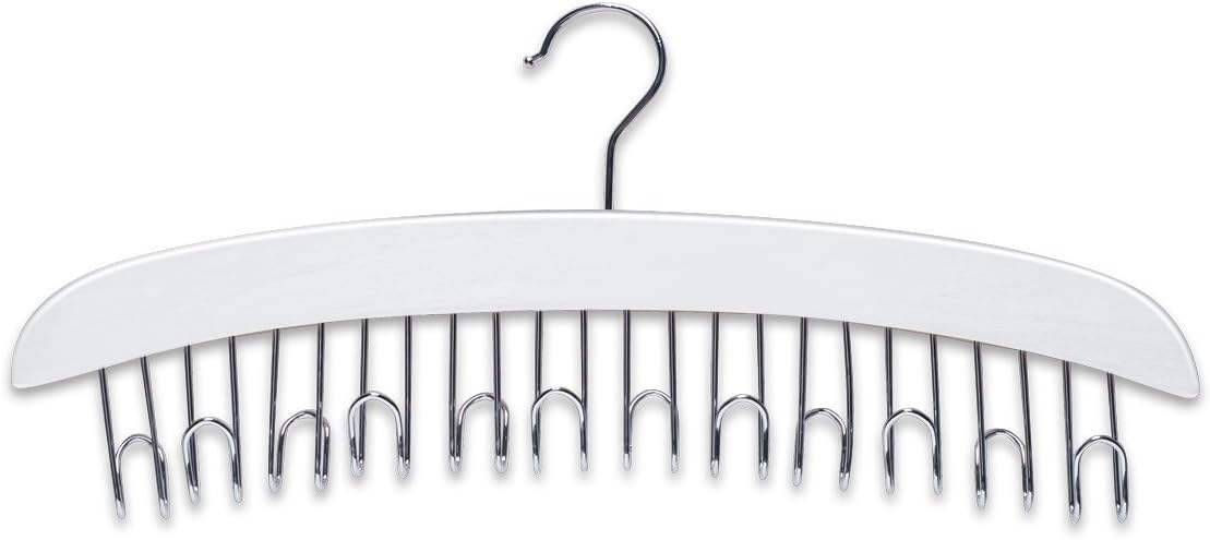 Bild von Zeller 17161 Gürtelhalter, weiß/Metall, ca. 43 x 6 x 18 cm, 1 - Pack