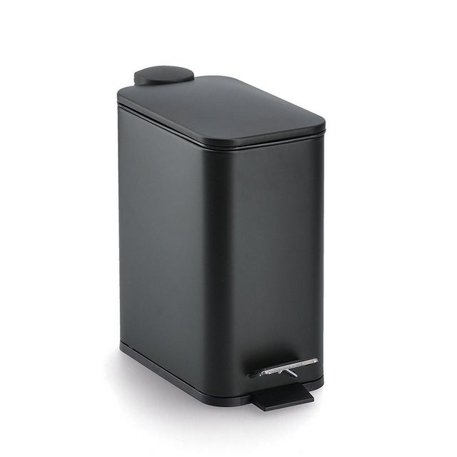 Bild von Zeller Present Mülleimer Treteimer m. Soft Close, 5 ltr, Metall/Kunsststoff