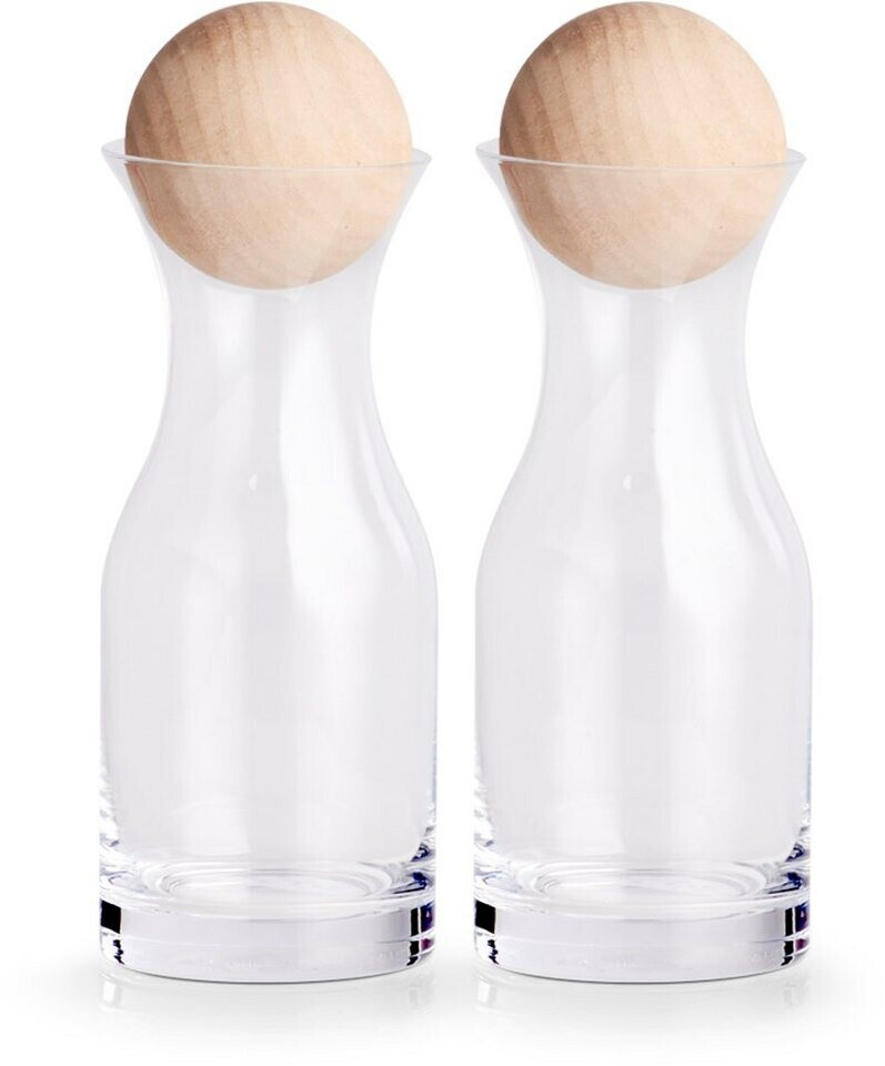 Bild von Zeller Present Karaffe, (Set, 2 tlg.), Glas, Höhe 18,5 cm, Inhalt 250 ml