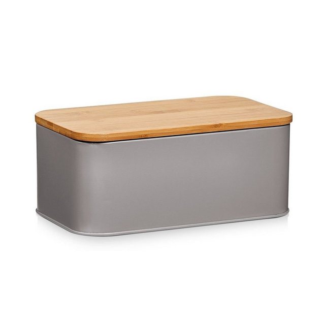 Bild von Zeller Present Brotkasten zeller Brotkasten BAMBOO taupe LBH 31x18x12.50 cm braun Brotkorb