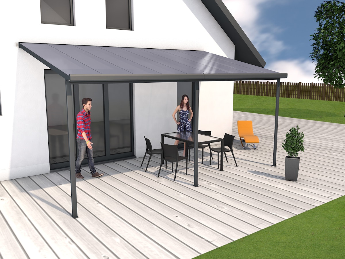Bild von Gutta Terrassendachsystem Typ C anthrazit