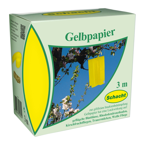 Bild von Schacht Gelbpapier 3 m – Effektive Insektenbekämpfung im Garten