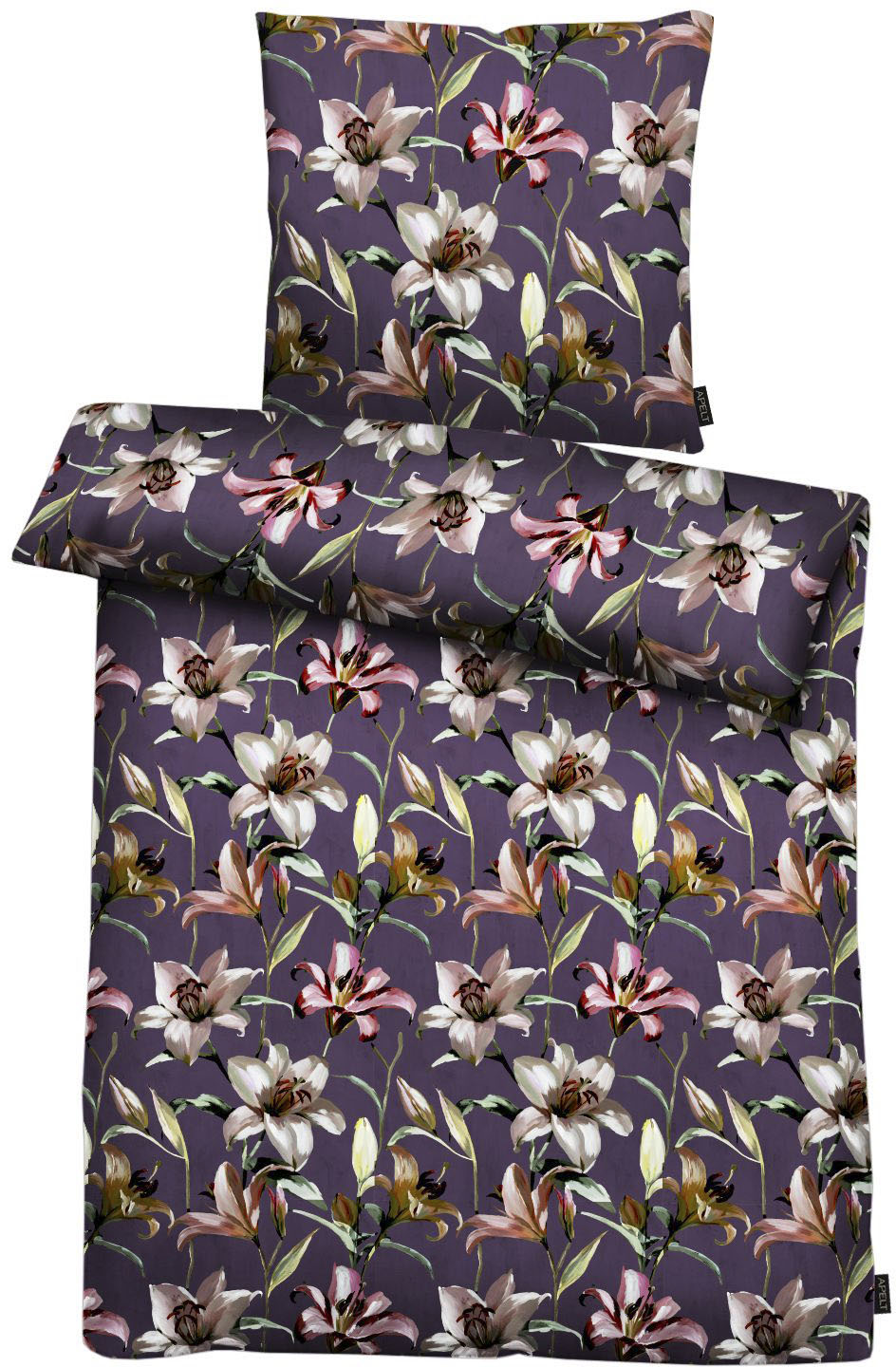 Bild von APELT Bettwäsche Lilia, Satin (Bio-Baumwolle), 2 teilig, GOTS zertifiziert - nachhaltig aus Bio-Baumwolle