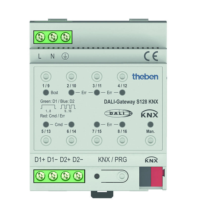 Bild von Theben Schnittstelle 2-Kanal DALI-Gateway S128KNX - 4940302