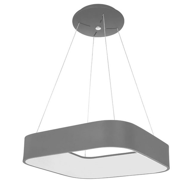 Bild von WOFI LED Pendelleuchte, Leuchtmittel inklusive, Warmweiß, Pendellampe grau Pendelleuchte Esstischbeleuchtung Esstisch Lampe LED