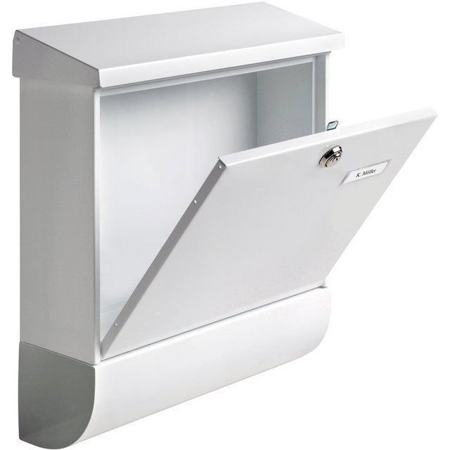 Bild von Burg Wächter Briefkasten Burg Wächter 31420 VARIO 8672 W Briefkasten Stahlblech Weiß Schlüssels
