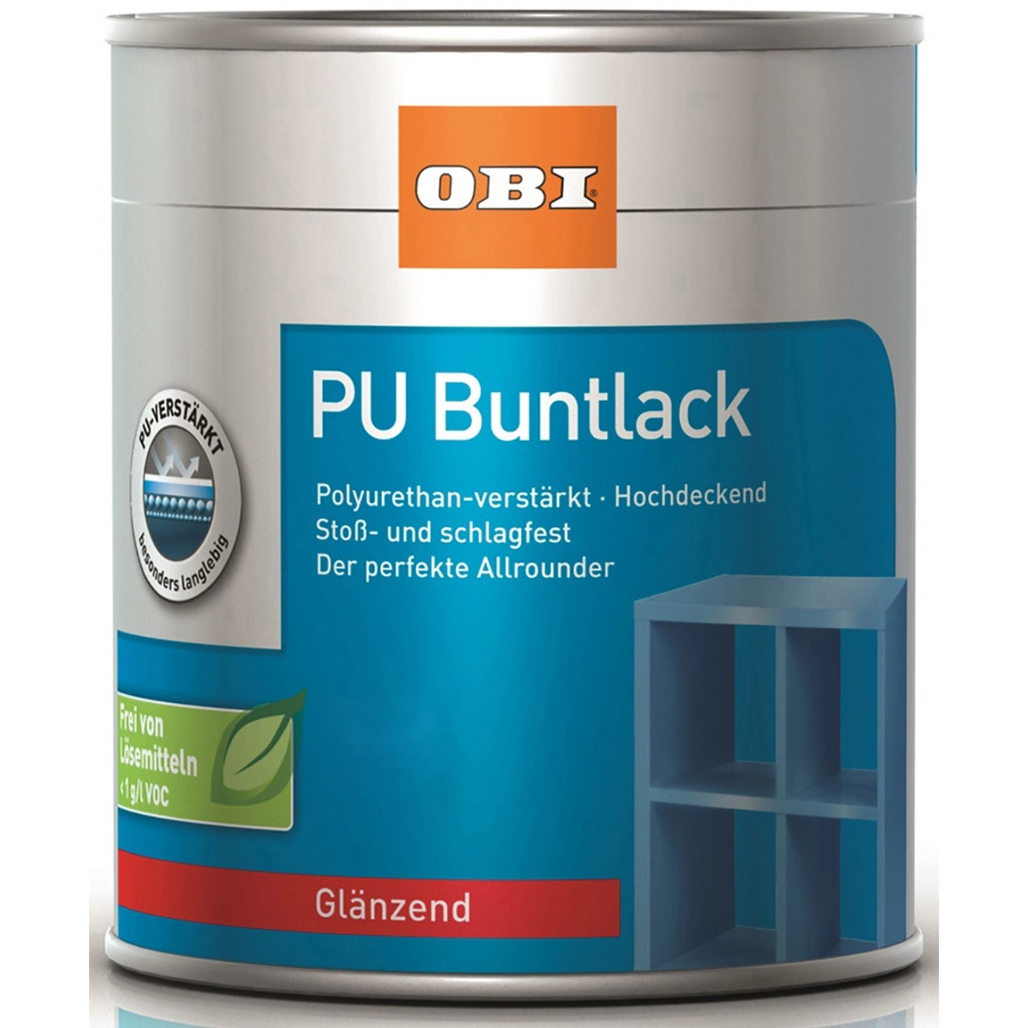Bild von OBI PU Buntlack Purpurrot glänzend 375 ml