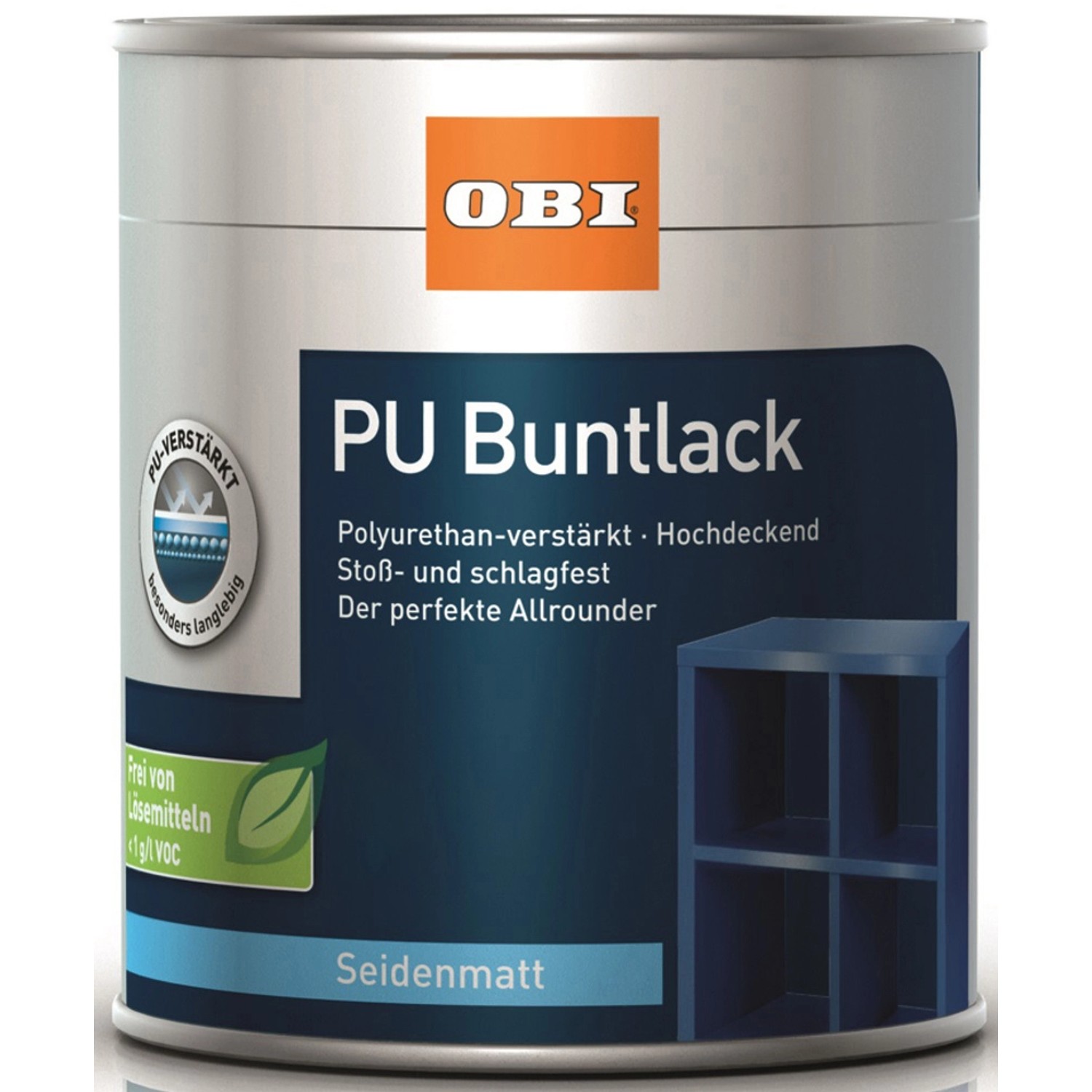 Bild von OBI PU Buntlack Schokobraun seidenmatt 750 ml