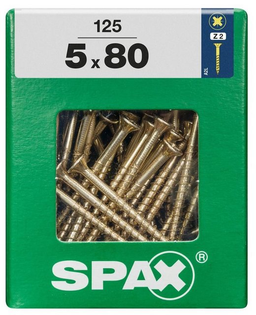 Bild von SPAX Holzbauschraube Spax Universalschrauben 5.0 x 80 mm PZ 2 - 125