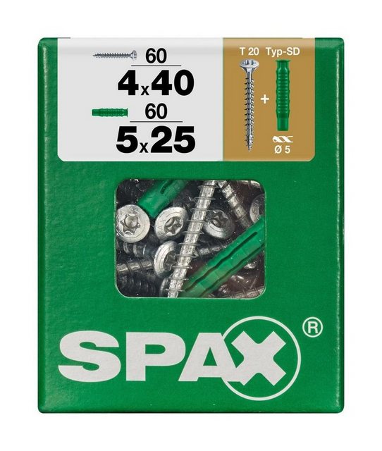 Bild von Spax Linsenkopf Holzschraube T-Star plus-Antrieb Ø 4 mm x 40 mm 120 Stück