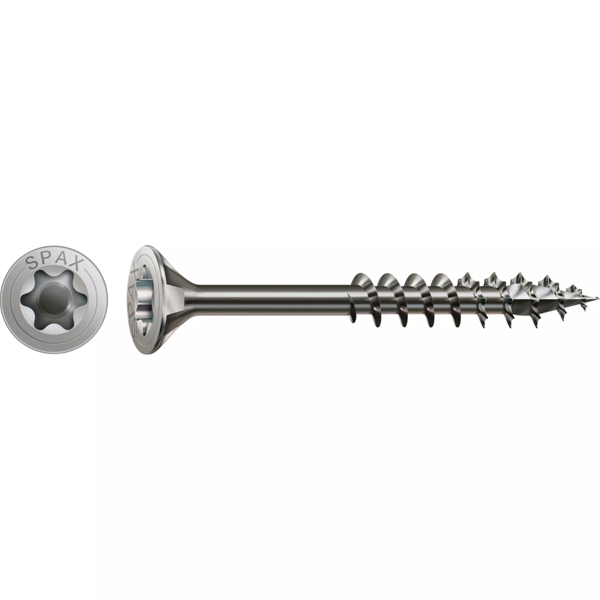 Bild von Spax Edelstahlschraube Senkkopf T-Star plus T20 Ø 4,5 x 60 mm 50 Stück