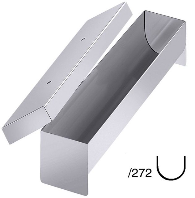 Bild von Contacto Edelstahl Pastetenform halbrund, 27 x 5 x 5 cm, mit Deckel