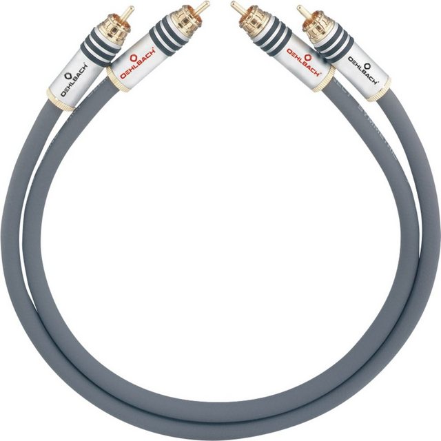 Bild von Oehlbach NF 14 Master 150 - Erstklassiges Cinch-Audiokabel Set - Symmetrischer Aufbau & SPOFC - CD-Player, Vor-/Endstufe - 2 x 1,50 m - anthrazit
