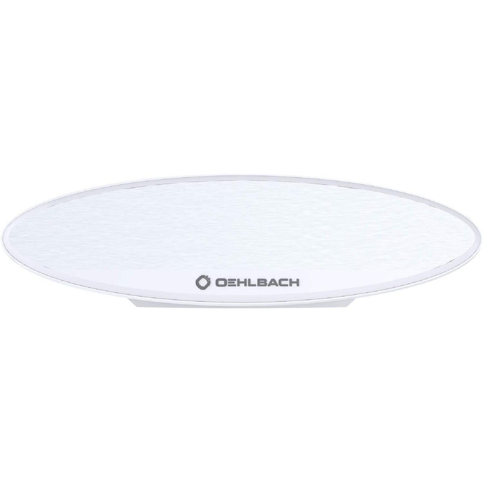 Bild von Oehlbach Scope Oval DVB-T2 HD Antenne - Digitale Zimmerantenne - USB Strom - Aktiv DVB-T-Verstärker - Innenantenne - Weiß, D1C17232