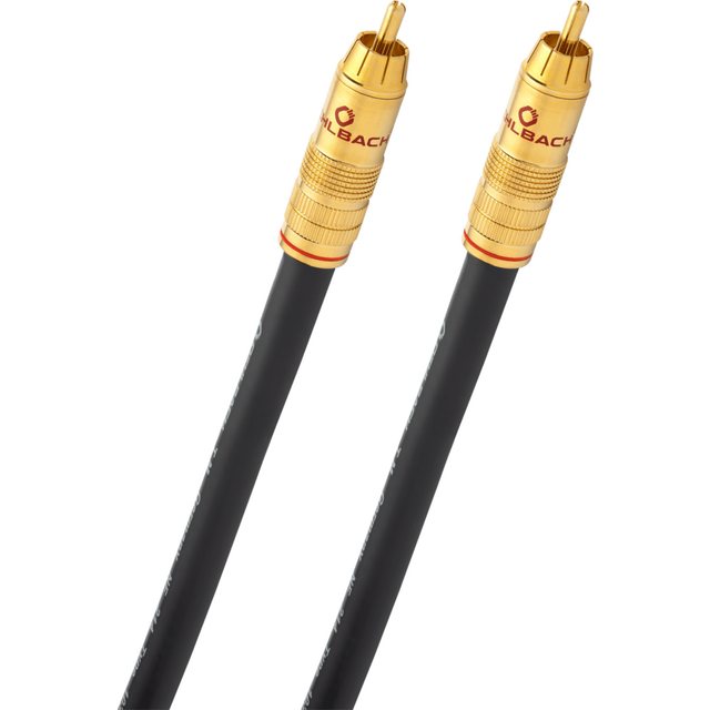 Bild von Oehlbach NF 214 Sub 200 - Erstklassiges Subwoofer-Kabel mit mehrfach Schirmung - 1x Cinch/1x Cinch, versilberter Innenleiter - 2 m - anthrazit