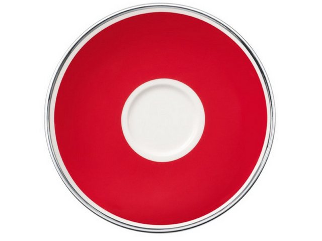 Bild von Villeroy & Boch Espressotasse Anmut My Colour Red Cherry Mokka-/Espressountere, Premium Bone Porcelain