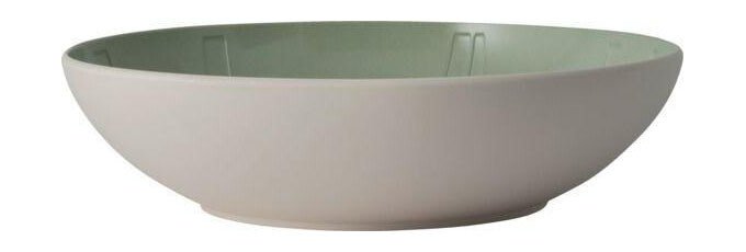Bild von like. by Villeroy und Boch it's my match mineral Servierschale Leaf, dekorative Schüssel für jeden Tag, Premium Porzellan, grün, weiß, spülmaschienengeeignet