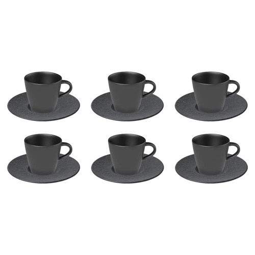Bild von Villeroy & Boch Manufacture Rock Espressotasse mit Untertasse