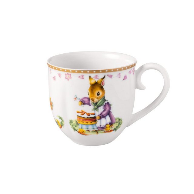 Bild von Villeroy & Boch – Annual Easter Edition Henkelbecher Bunt, Kaffeetasse, Tasse , Becher, Heißgetränkebecher, Osterbecher, Limitiertes Sammlerstück, Premium Porzellan