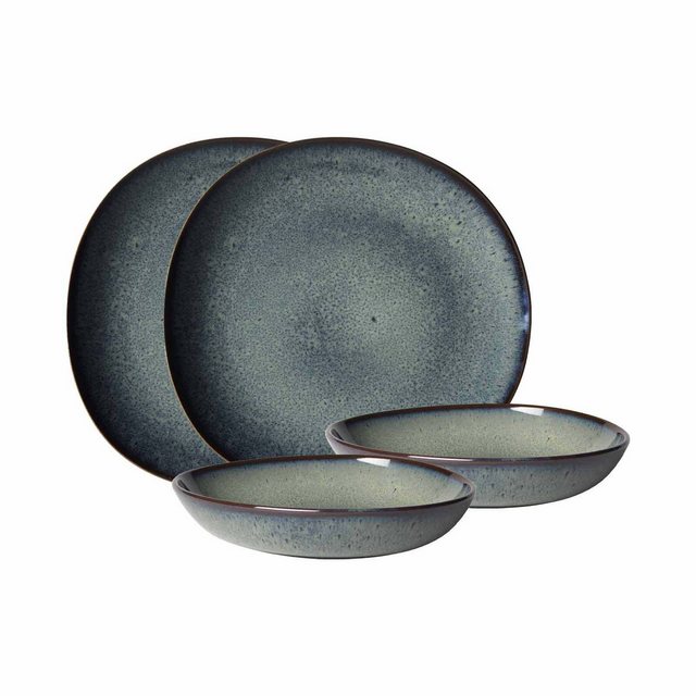 Bild von like. by Villeroy & Boch Kombiservice Lave Tafel-Set 4er Set (4-tlg), Steingut