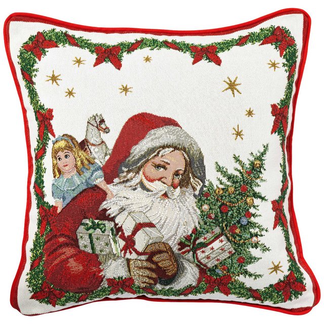 Bild von Villeroy & Boch Dekokissen Toy's Fantasy Gobelin Kissen, Santa 45 x 45 cm