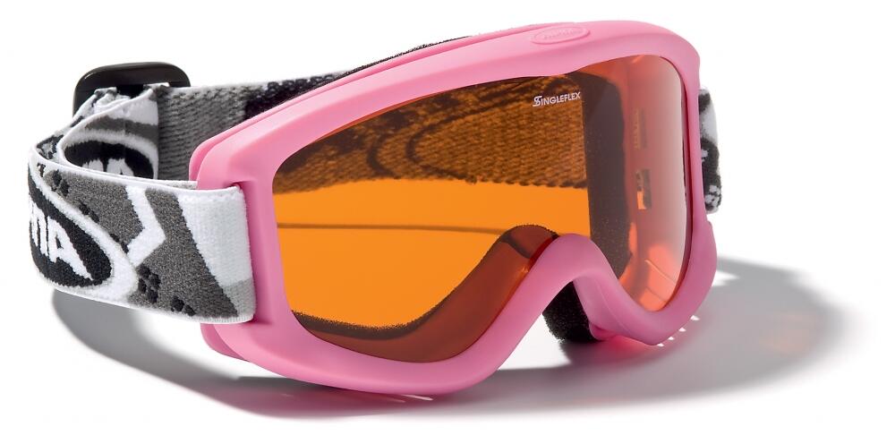 Bild von ALPINA CARVY 2.0 - Beschlagfreie, Extrem Robuste & Bruchsichere Skibrille Mit 100% UV-Schutz Für Kinder, rose matt, One Size