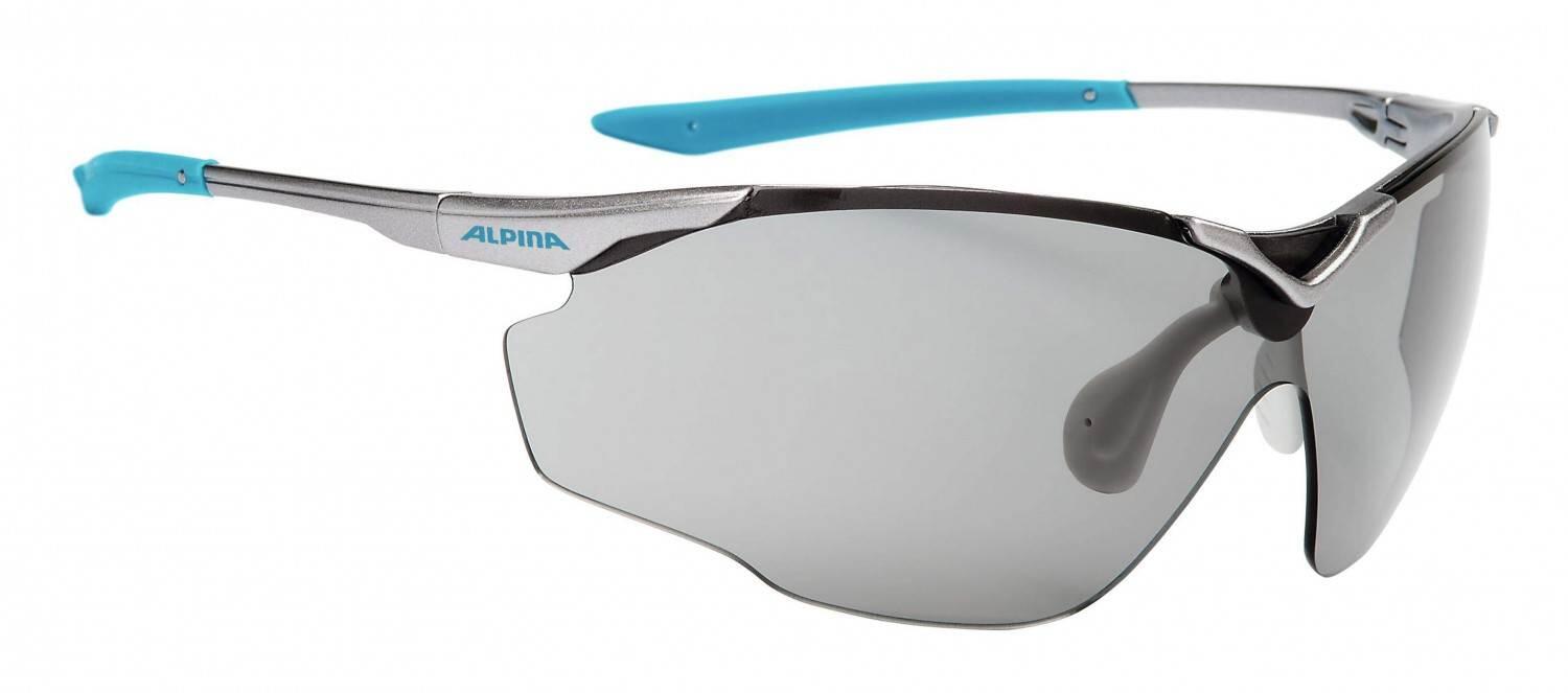 Bild von ALPINA SPLINTER SHIELD V - Selbsttönende, Bruchfeste & Beschlagfreie Sport- & Fahrradbrille Mit 100% UV-Schutz Für Erwachsene, titan-cyan, One Size