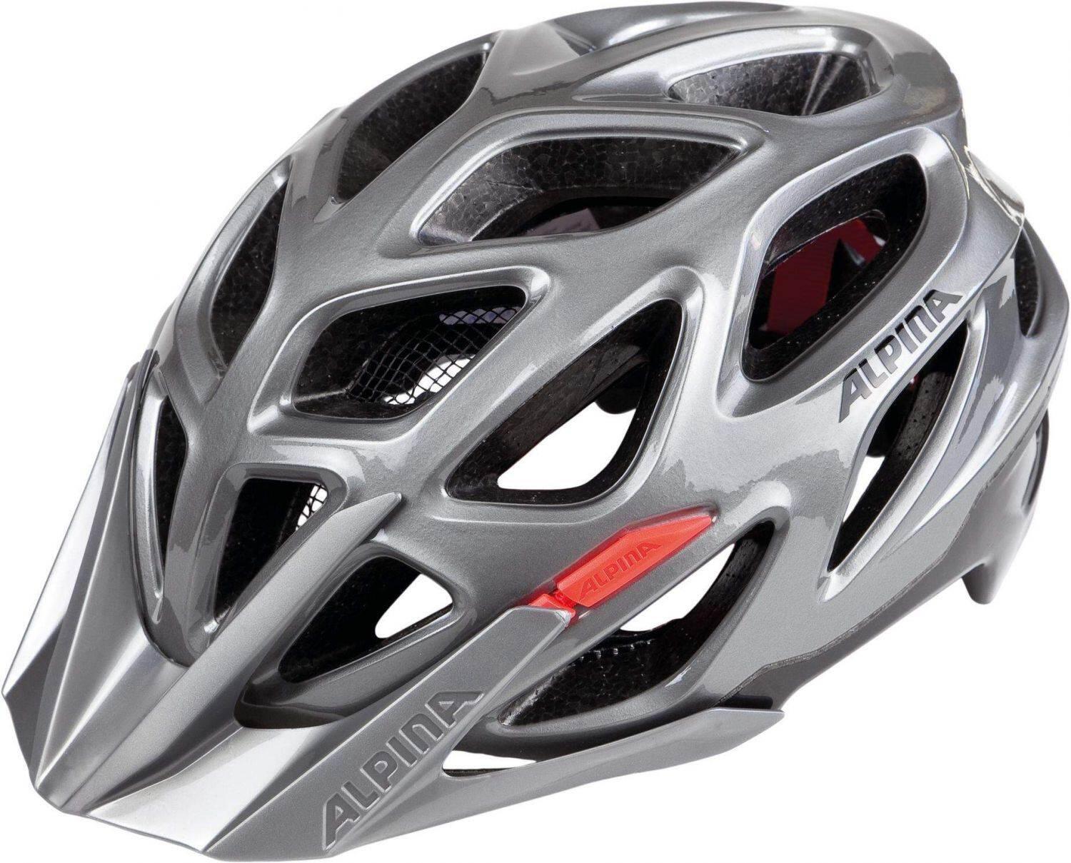 Bild von Alpina Mythos 3.0 Fahrradhelm (57-62 cm, 33 darksilver/black/red gloss)