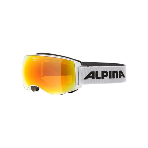 Bild von Alpina Naator HM Skibrille (811 white, Scheibe: Hicon Mirror, orange (S2) sphärisch)
