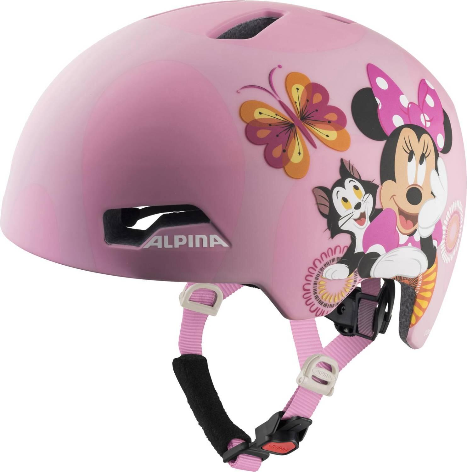 Bild von ALPINA HACKNEY DISNEY - Leichter, Bruchfester & Optimal Klimatisierter Disney Fahrradhelm Mit Nachrüstbarem LED Für Kinder, Minnie Mouse, 47-51 cm