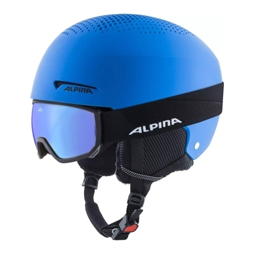 Bild von Alpina Zupo Set Skihelm + Skibrille Scarabeo (48-52 cm, 40 pumpkin/orange matt inkl. Scarabeo)