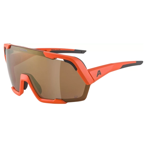 Bild von Alpina Rocket Bold Q-Lite Sportbrille (071 olive matt, Scheibe: bronce mirror (S3))