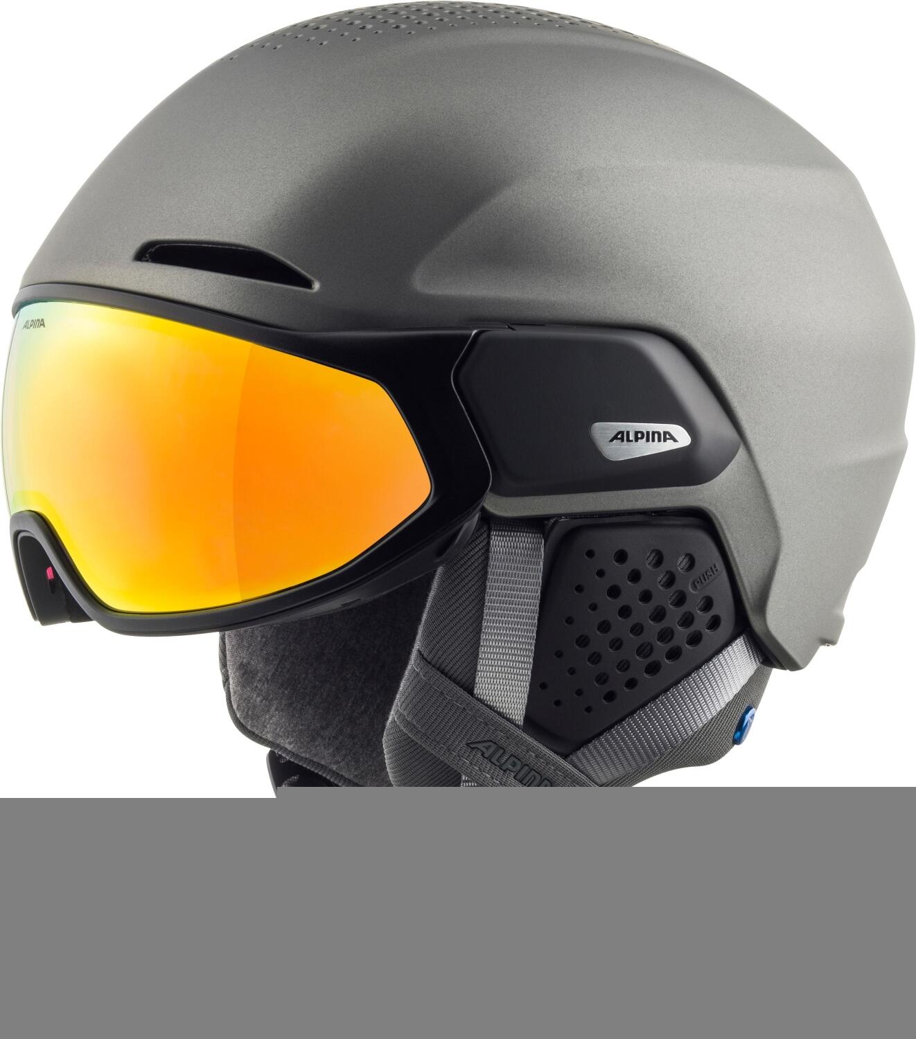 Bild von ALPINA Unisex - Erwachsene, ORO QV MIPS Skihelm, gunmetal matt, 55-59 cm